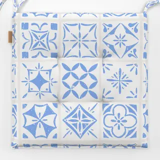 Sitzkissen Azulejos Blue