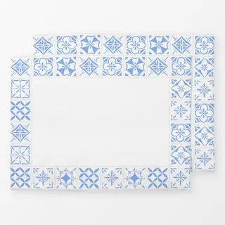 Tischset Azulejos Blue
