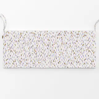 Bankauflage Winterstreifen bunt