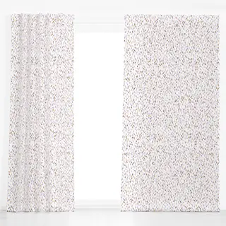 Dekovorhang Winterstreifen bunt