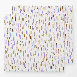 Servietten Winterstreifen bunt