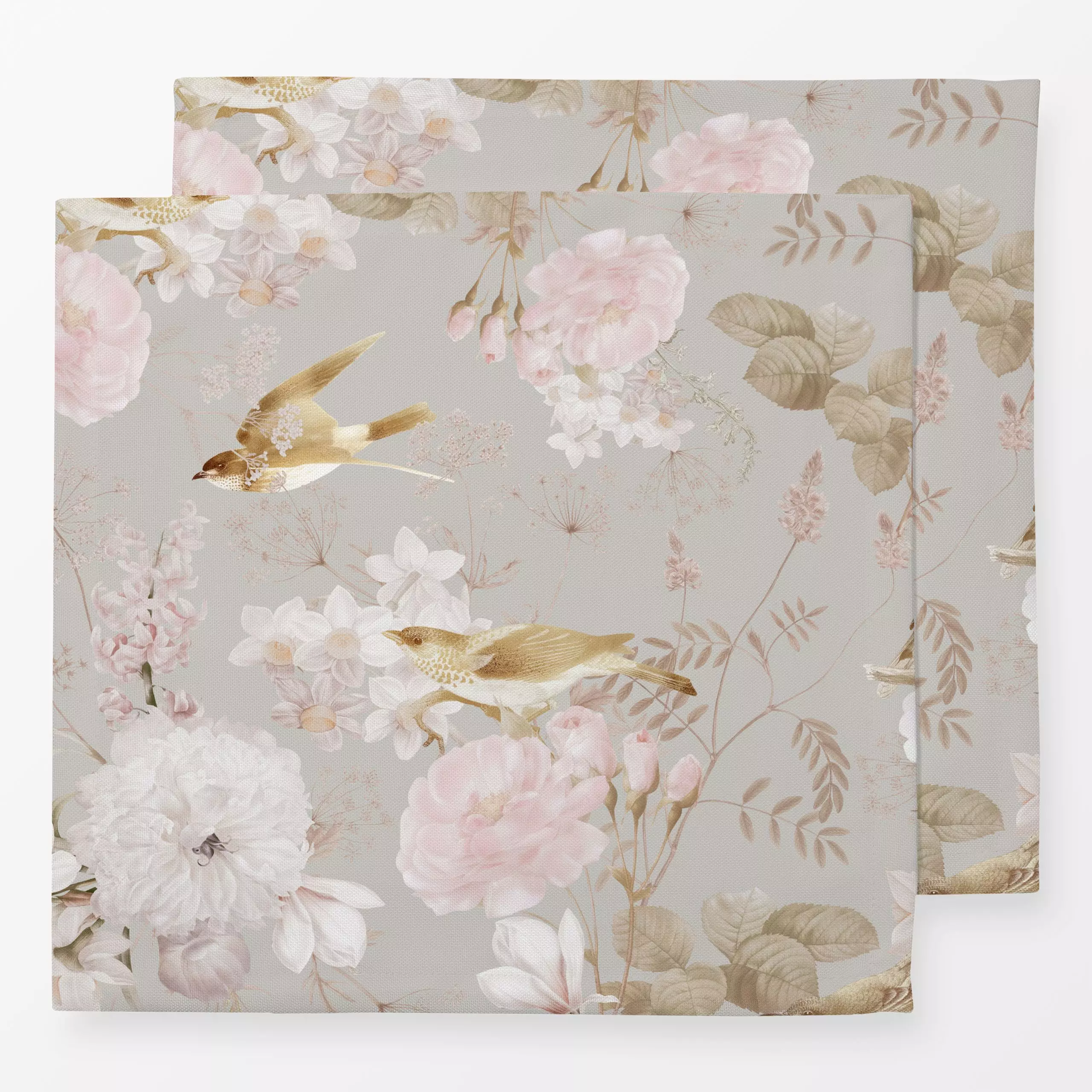 Servietten Luxus Rosen Garten - Blumen & Florales, Pflanzen & Botanik, Retro & Vintage - von „Uta Naumann“; Blumen, Rosen, G...