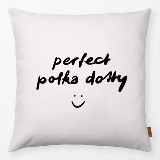 Kissen Typo perfect polka dotty