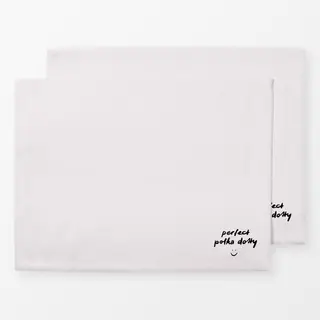 Tischset Typo perfect polka dotty