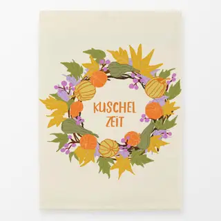 Geschirrtuch Kranz Kuschel Zeit