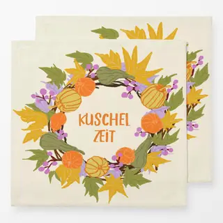 Servietten Kranz Kuschel Zeit