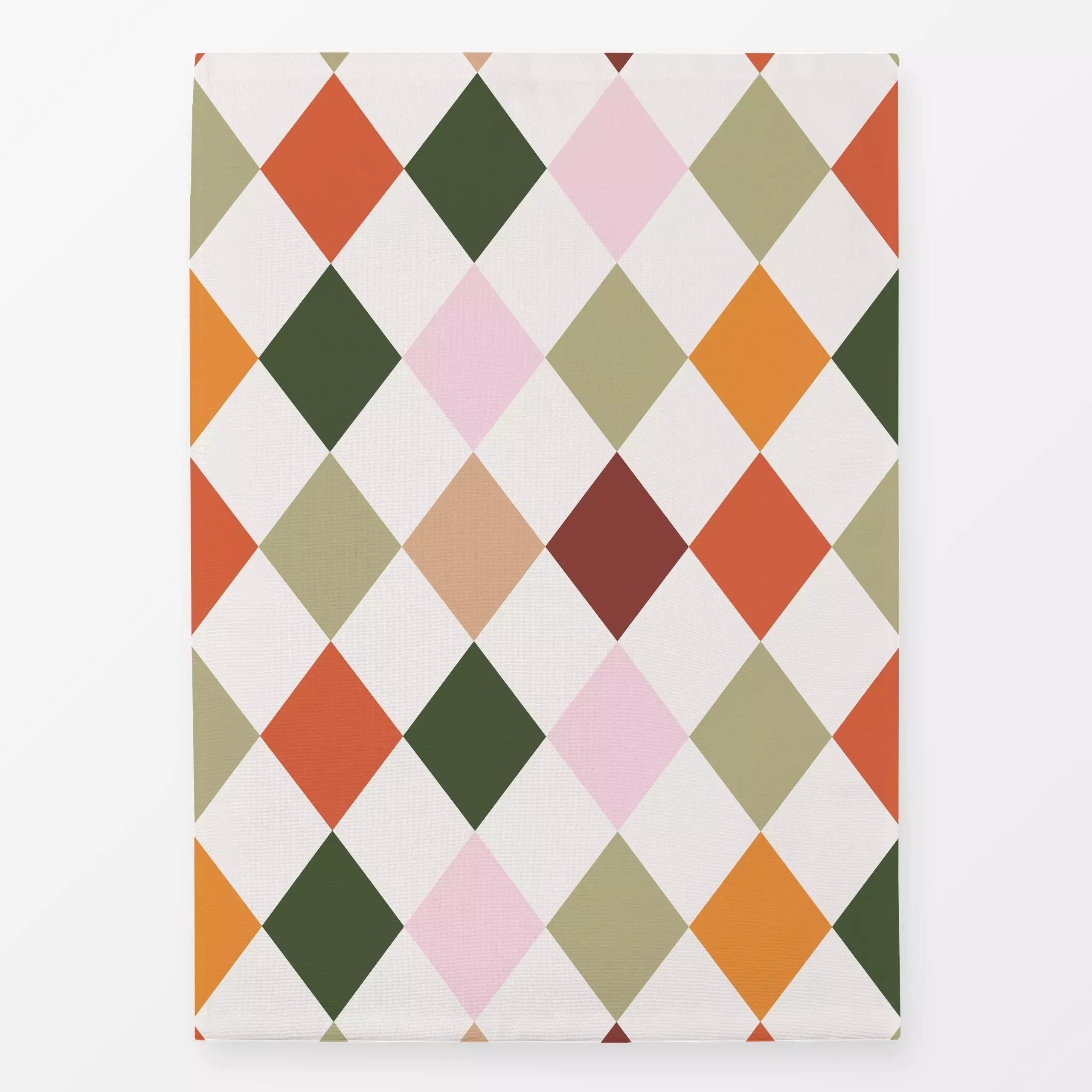 Geschirrtücher Pattern Colorful - Herbst, Symbole & Muster - von „Jana Driver"; Muster, Herbst, Raute, bunt, Herbstdeko, pat...