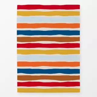 Geschirrtücher Herbstlich bunte Streifen