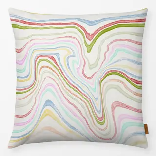 Kissen Maserung Bunt Keramik