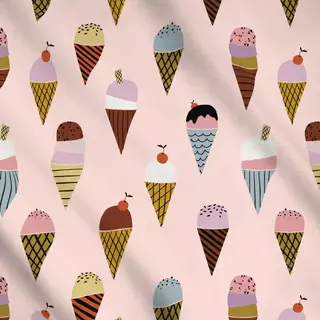 Meterware Icecream Allover 01