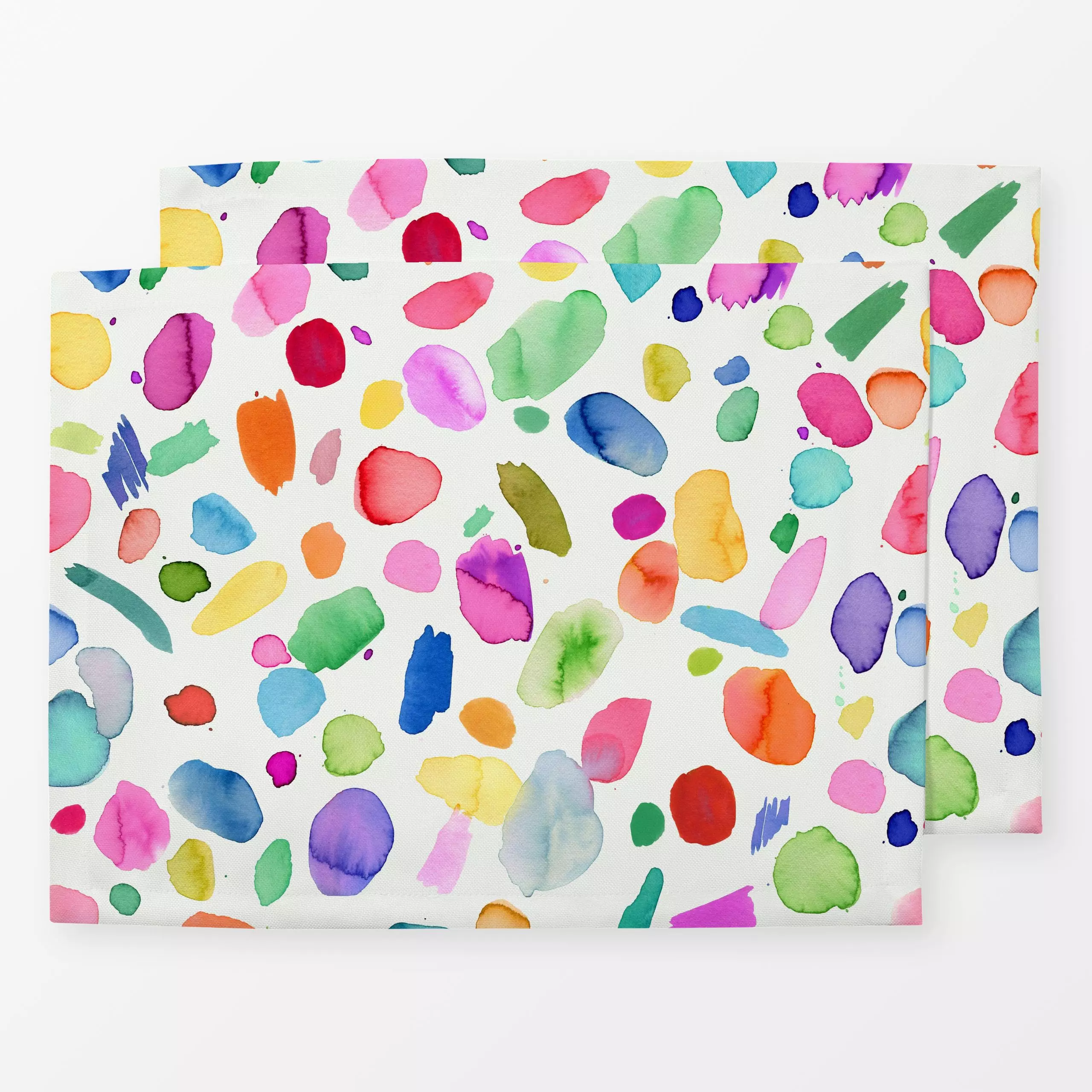 Tischset Color Joy Abstract Multicolor - Kinderzimmer & Motive für Kinder, Symbole & Muster - von „Ninola Design "; Muster, ...