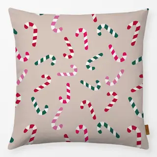 Kissen Zuckerstangen bunt