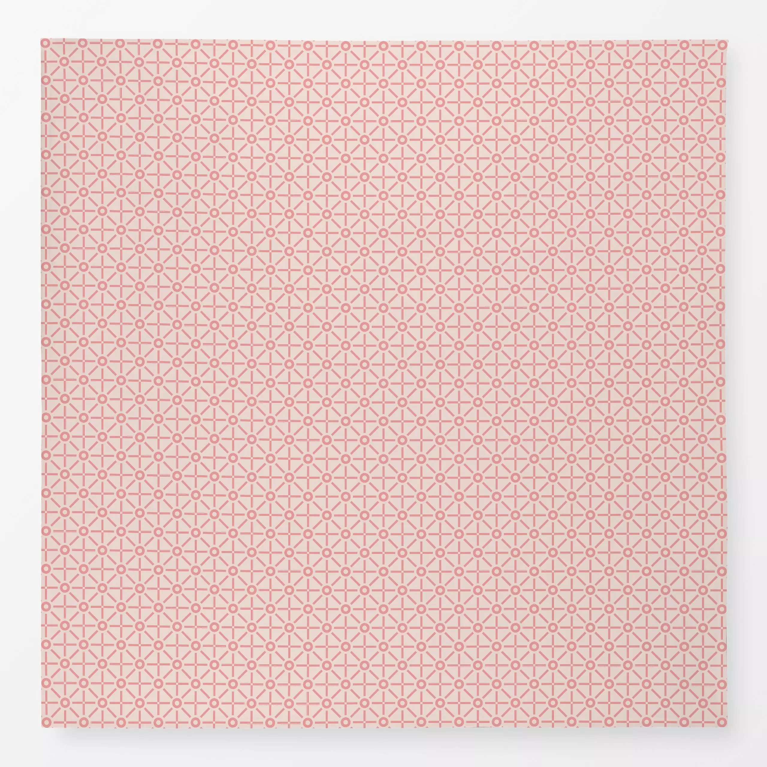 Tischdecke Geo Sonne koralle rosa, gemustert, Sommer, von Kathrin Woo