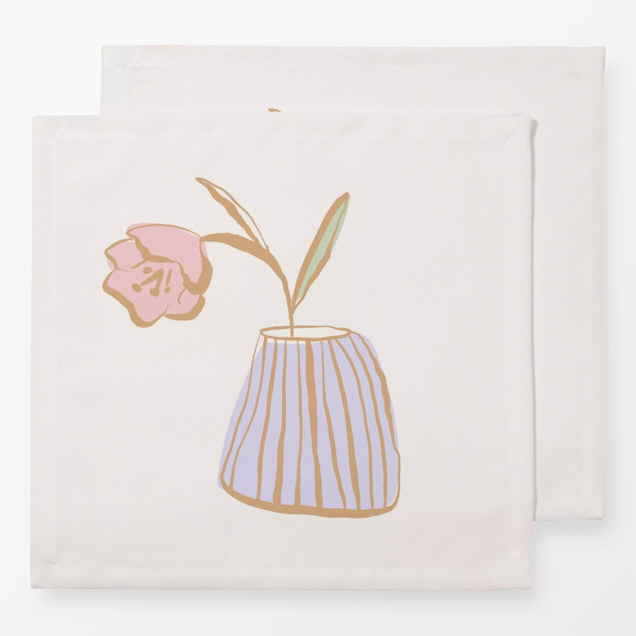 Servietten FLOWER VASES - Blumen & Florales, Frühling, Anlässe, Ostern - von „Kruth Design"; Trockenblumen, Wildblumen, Mutt...