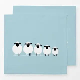 Servietten Schafe