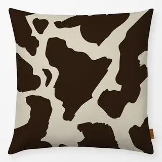 Kissen Creme Cow Print
