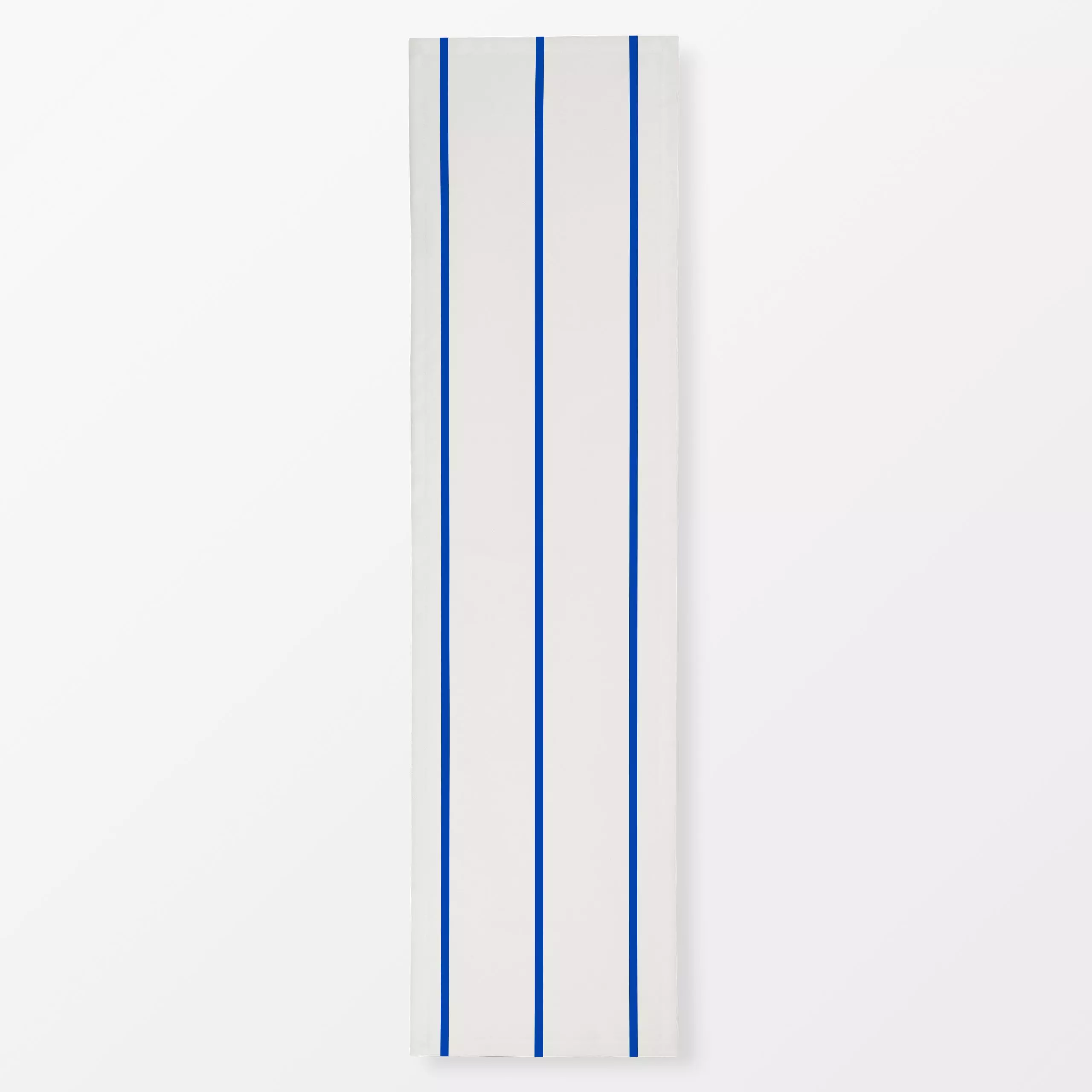 Tischläufer Schmale Streifen Blau - Sommer, Symbole & Muster - von „Lisa Jasmin Bauer"; minimal, Linien, abstrakt, Streifen,...