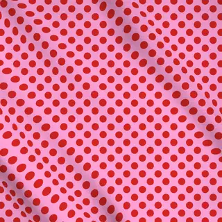 Meterware Polka Dots red pink