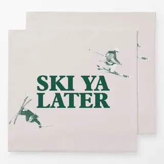 Servietten Ski Ya Later