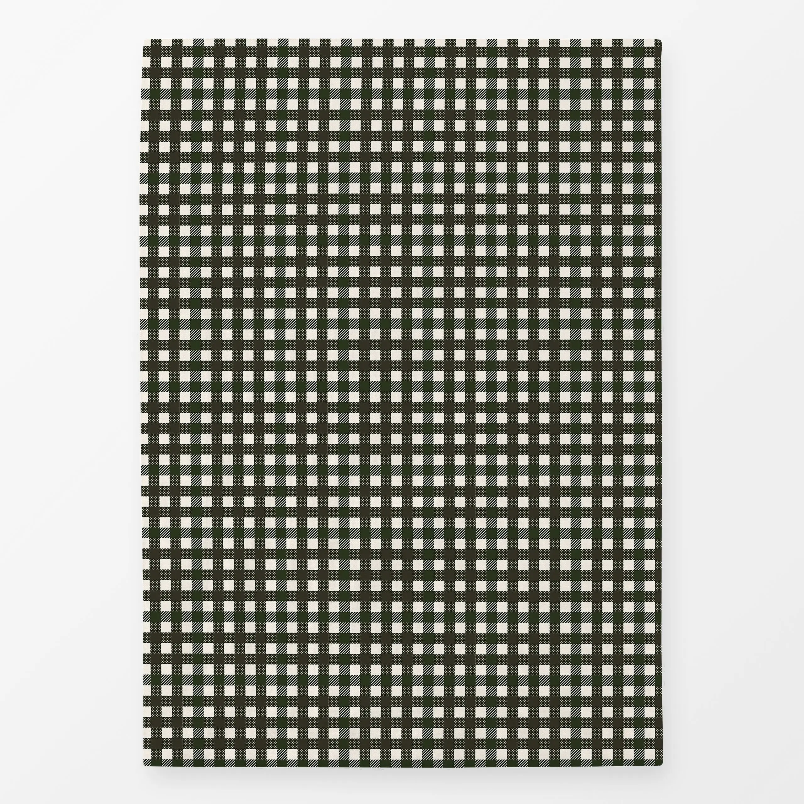 Geschirrtücher Christmas Tartan - Herbst, Symbole & Muster - von „Fjord Studio"; creme, Karo, Herbst, klassisch, Herbstdeko,...