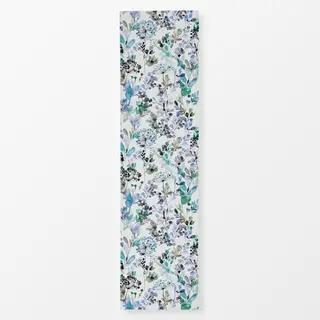 Tischläufer Watercolor Wild Grasses Blue