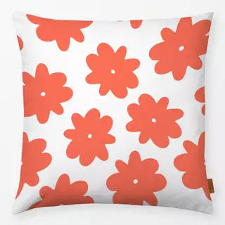 Kissen Liva Flowers Pattern Red