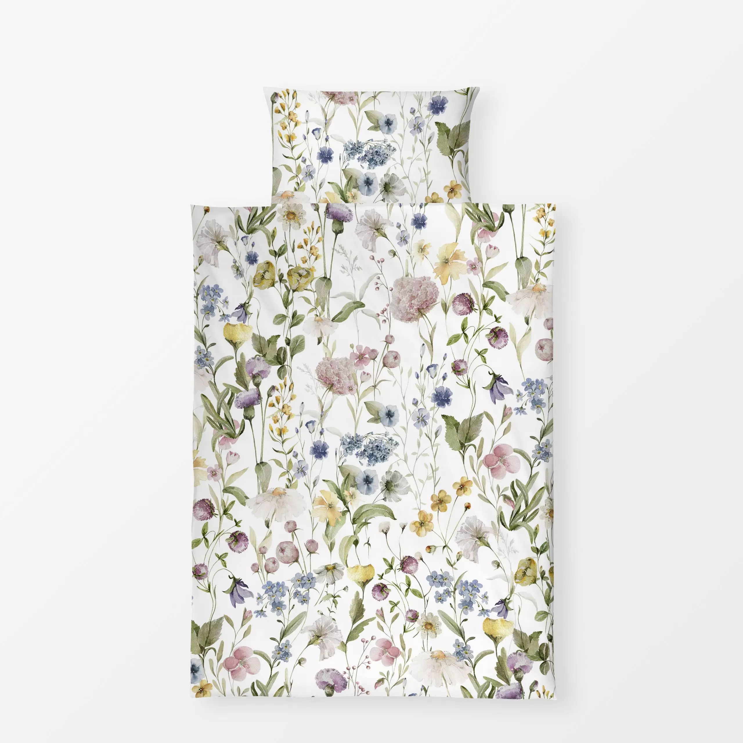 Bettwäsche Wildblumen Wiese 5 - Blumen & Florales, Frühling, Sommer - von „Uta Naumann“; Wasserfarben, Natur, Blumen, Garten...