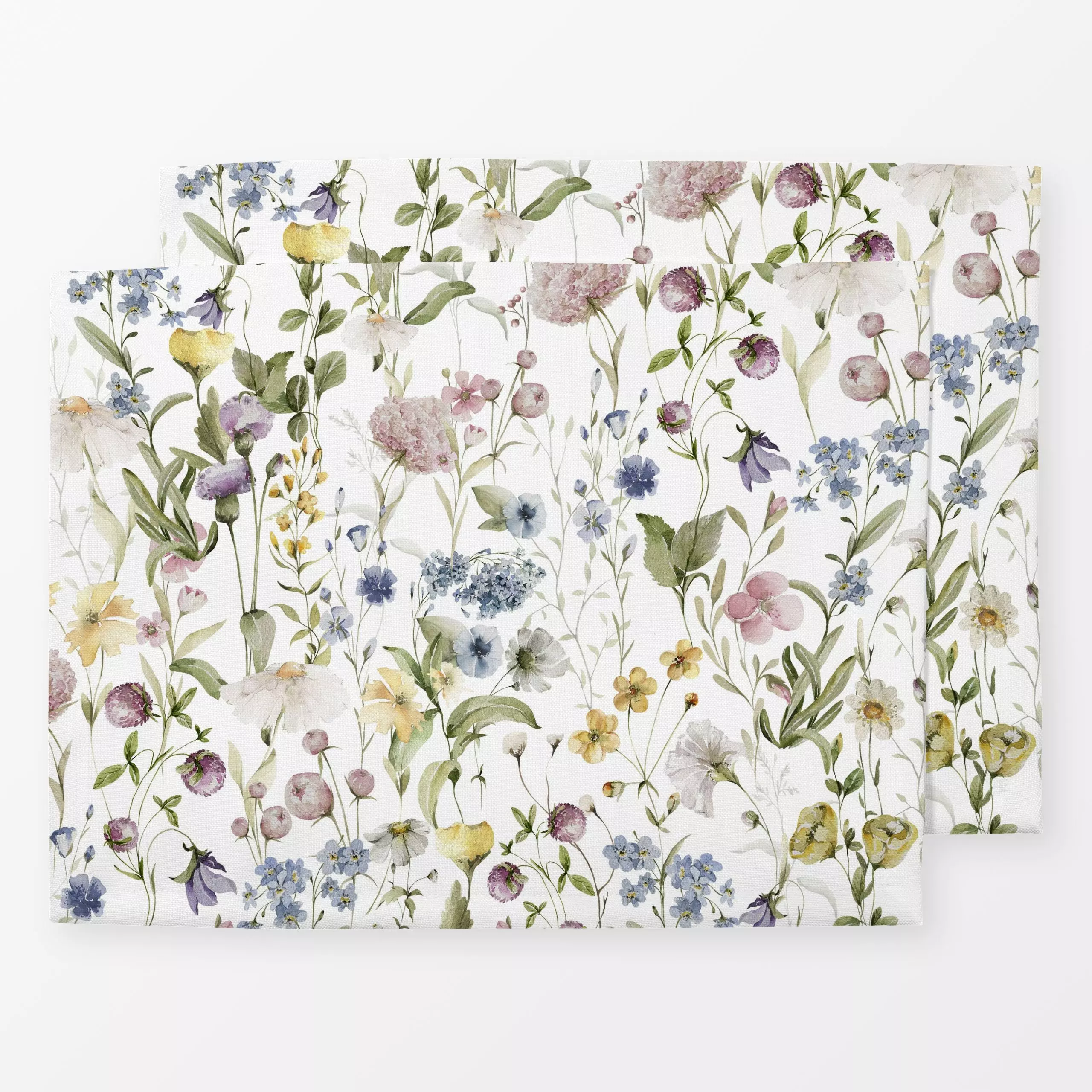 Tischset Wildblumen Wiese 5 - Blumen & Florales, Frühling, Sommer - von „Uta Naumann"; Wasserfarben, Natur, Blumen, Garten, ...