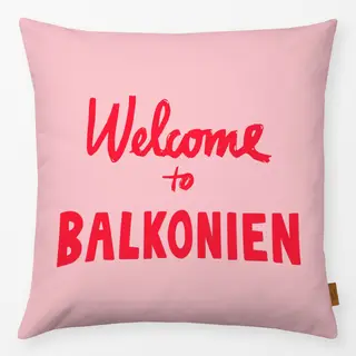 Kissen Balkonien Rosa Rot Wendekissen