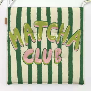 Sitzkissen Matcha Club