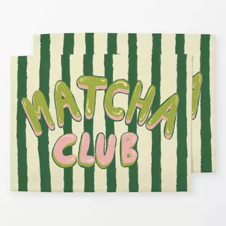 Tischset Matcha Club