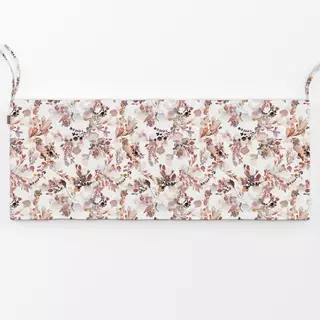 Bankauflage Aquarell Floral Terracotta