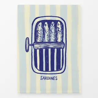 Geschirrtücher Sardinen Maritim