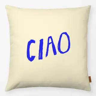 Kissen Ciao Typography