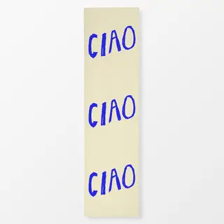 Tischläufer Ciao Typography