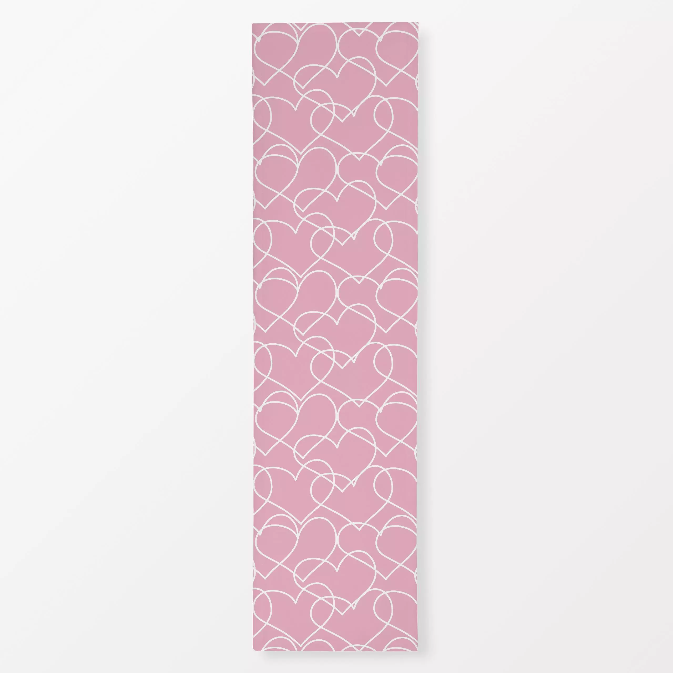 Tischläufer Herzlich - Liebe, Romantik & Pride, Symbole & Muster - von „Julia Reyelt"; linie, Love, Self Love, Herzen, Liebe...