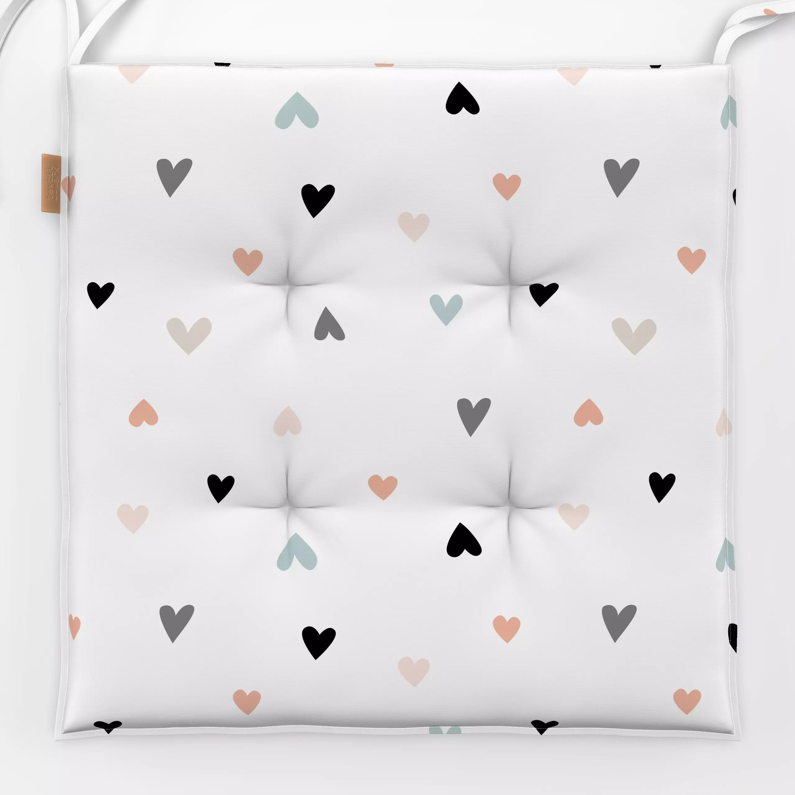 Sitzkissen Little Love neutral - Kinderzimmer & Motive für Kinder, Liebe, Romantik & Pride - von „Katrin Graff"; boho, Love,...