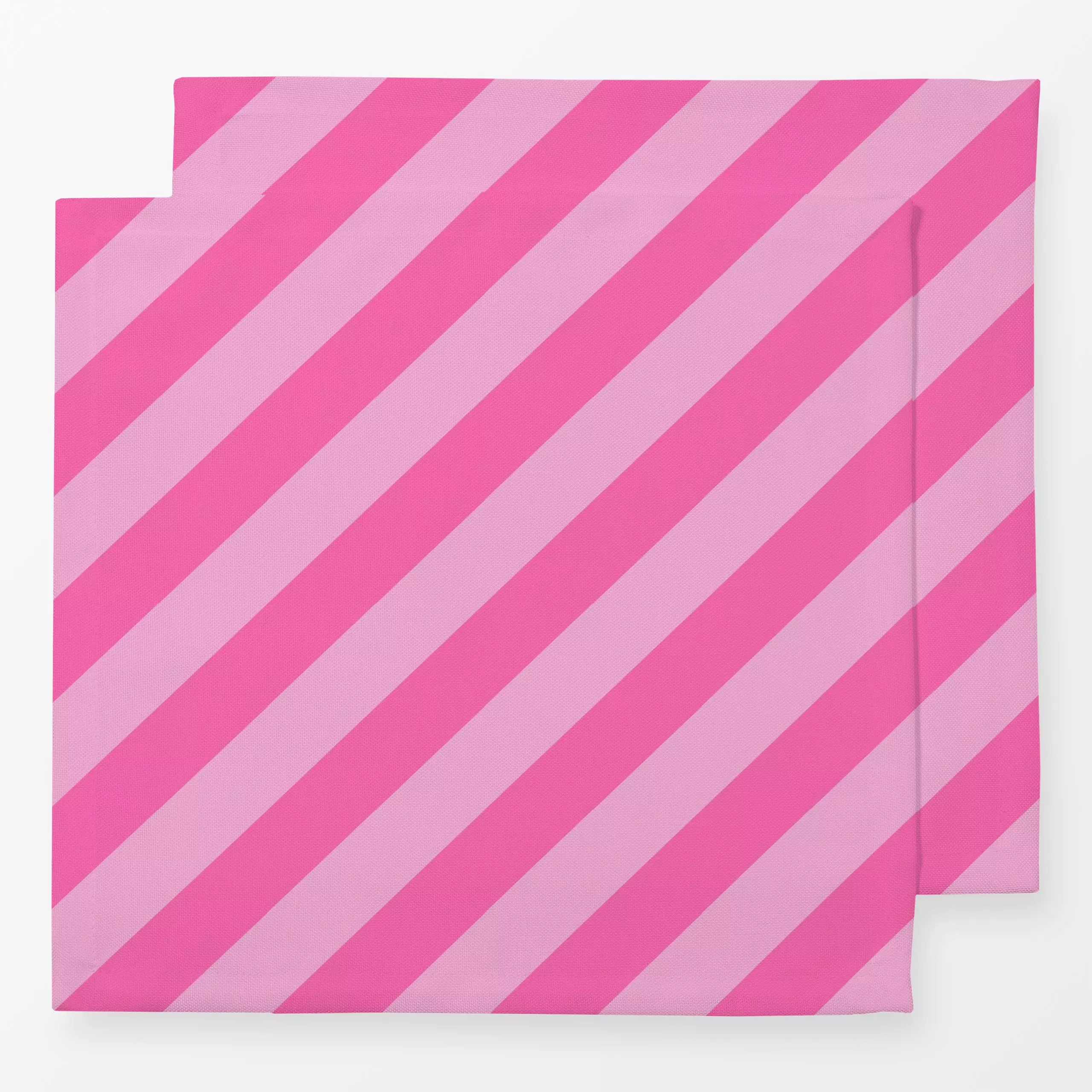 Servietten Pinke Streifen diagonal - Symbole & Muster - von „Lisa Jasmin Bauer"; Streifen, modern, stripes, Farben, farbenfr...