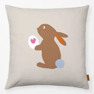 Kissen Osterhase Mit Ei Beige