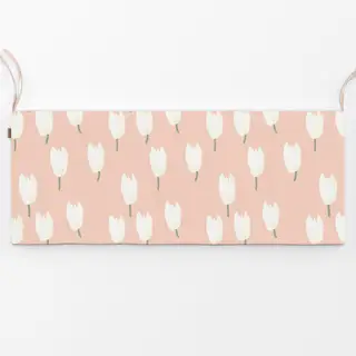 Bankauflage Tulpen auf Rosa