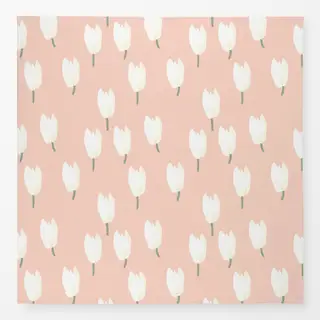 Tischdecke Tulpen auf Rosa