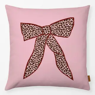 Kissen Schleife Leo rosa