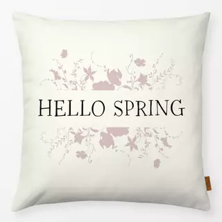 Kissen Hello Spring Beige Blumen