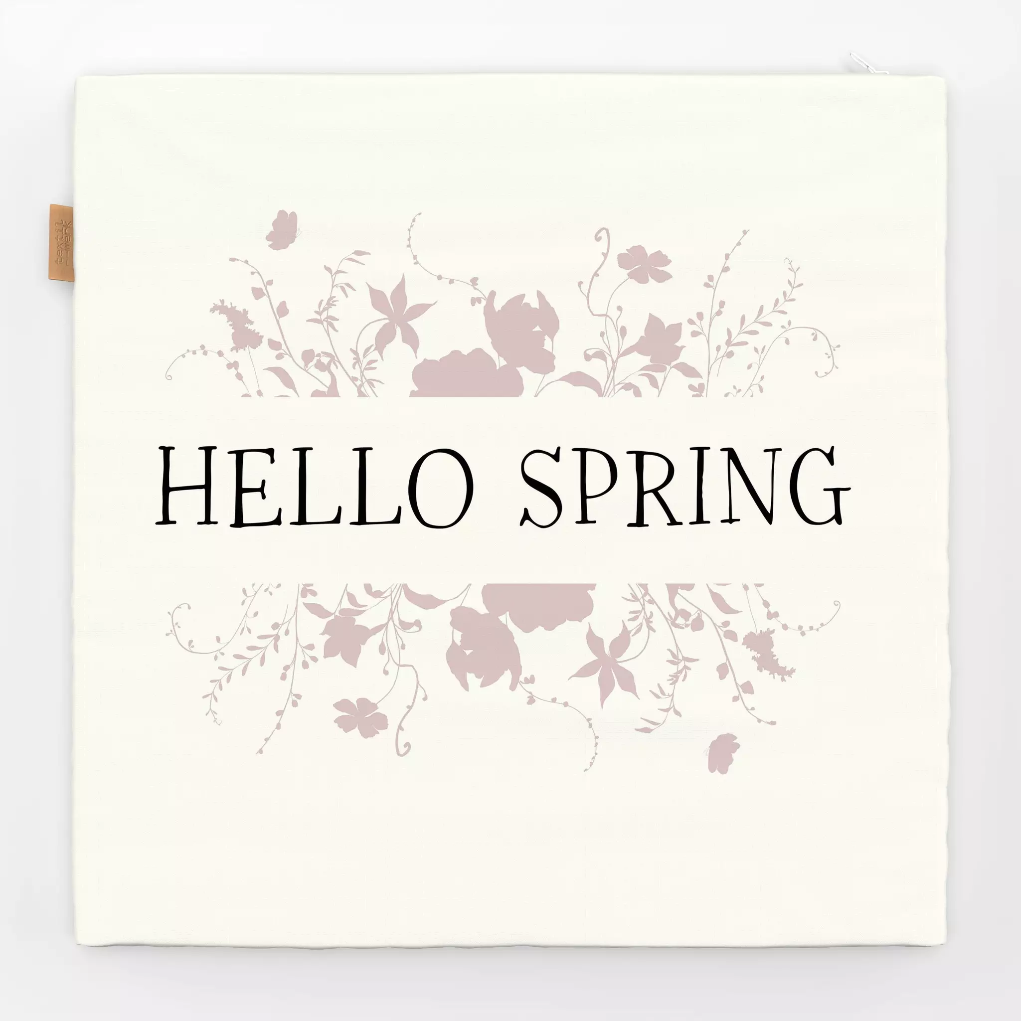 Sitzkissen Hello Spring Beige Blumen Hello Spring Beige Blumen