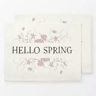 Tischset Hello Spring Beige Blumen