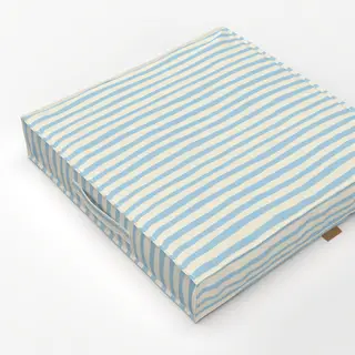 Bodenkissen Santorini Light Blue Stripes