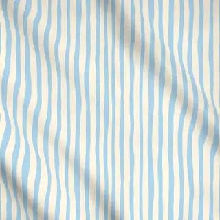 Meterware Santorini Light Blue Stripes