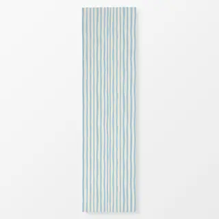 Tischläufer Santorini Light Blue Stripes