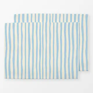 Tischset Santorini Light Blue Stripes