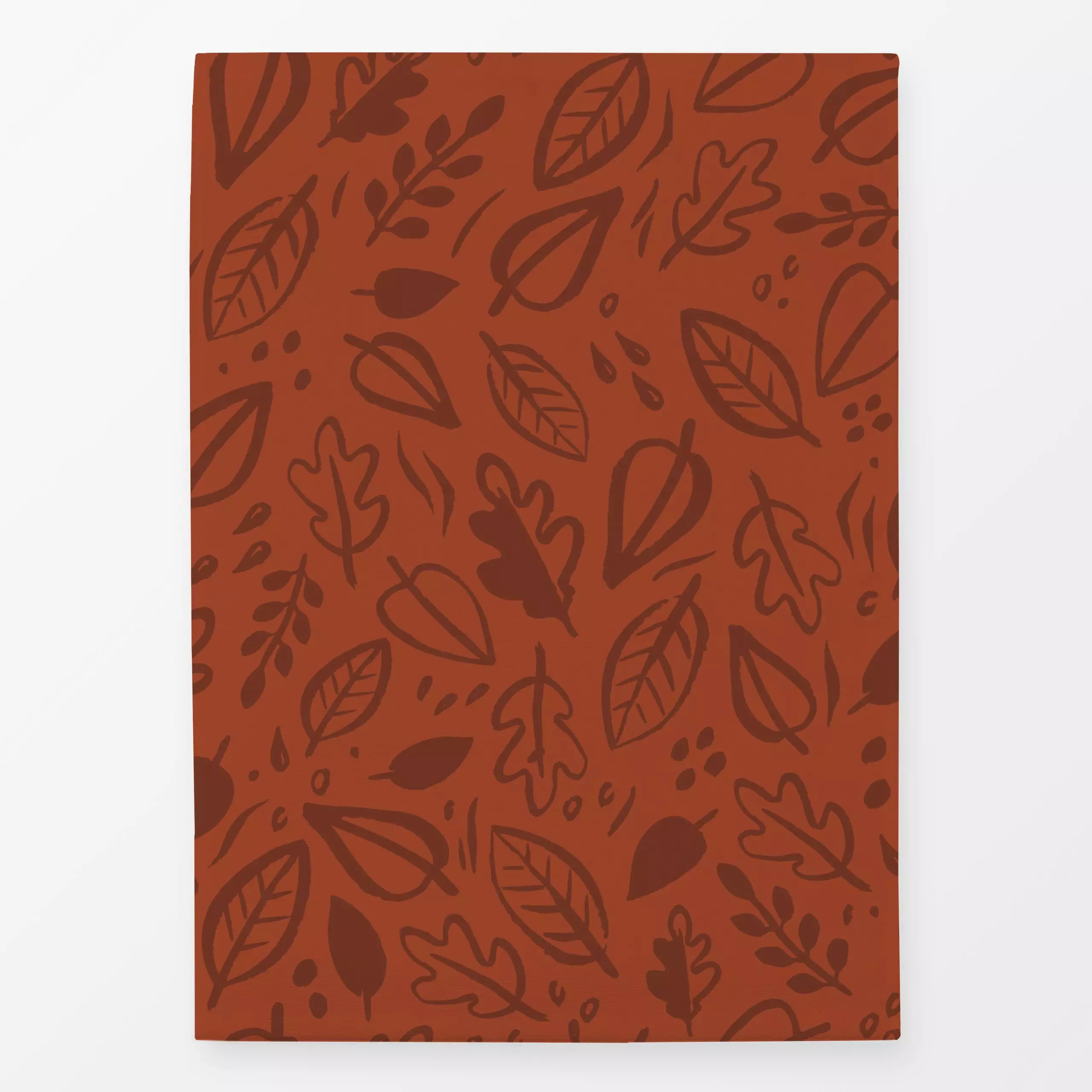 Geschirrtücher Herbst Blätter terracotta - Herbst, Pflanzen & Botanik - von „Katrin Graff"; Blatt, Blätter, Cozy, terracotta...